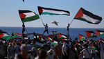 Protes Donald Trump, Warga Cape Town Kibarkan Bendera Palestina
