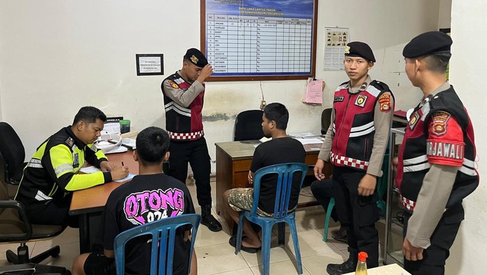 Tiga remaja di Ogan Ilir diamankan polisi saat akan melakukan aksi balap liar