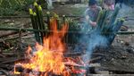Tradisi Memasak Lemang Sambut Ramadan di Aceh Barat