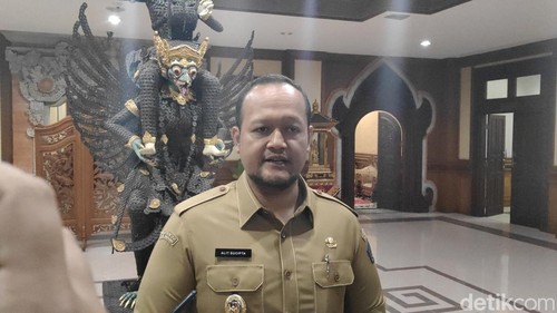 Wakil Bupati Badung, I Bagus Alit Sucipta saat ditemui di Kantor Bupati Badung, Senin (24/2/2025).