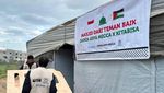 Penampakan Masjid Sementara yang Dibangun Zaskia Adya Mecca di Gaza