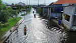 Banjir Merendam Sejumlah wilayah di Sidoarjo