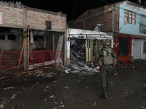 Begini Kondisi Luar Kantor Polisi di Kolombia Usai Bom Meledak