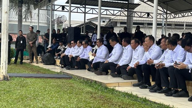 Dialog Agus bersama penghuni Rutan Cipinang (Kadek/detikcom)