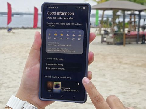 Fitur Now Brief di Samsung Galaxy S25 series