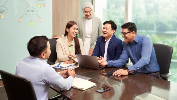 Ilustrasi karyawan Bank Mandiri