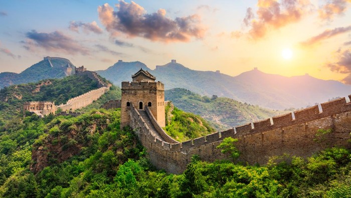 Ilustrasi wisata di China