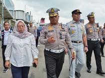 Potret Kakorlantas Tinjau Pelabuhan Tanjung Perak, Pastikan Kesiapan Operasi Ketupat 2025