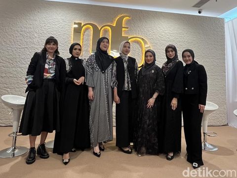 Konferensi pers Modinity Fashion Parade 2025 (MFP 2025) di The Hall, Lantai 8, Senayan City Mall (21/2/2025).