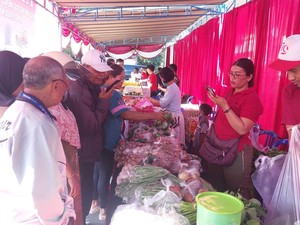 Ramai-ramai Gelar Pasar Murah di Bali Jelang Ramadan