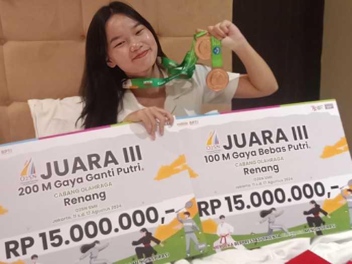Perjuangan Urai, anak petani asal Kalimantan Utara yang bercita-cita jadi atlet renang nasional.