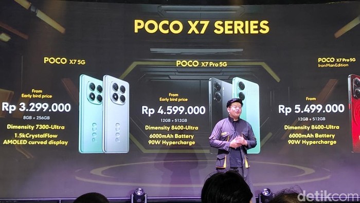 Poco X7 Series resmi dirilis di Indonesia. HP ini punya spesifikasi gahar, dengan harga jual yang di luar nalar.