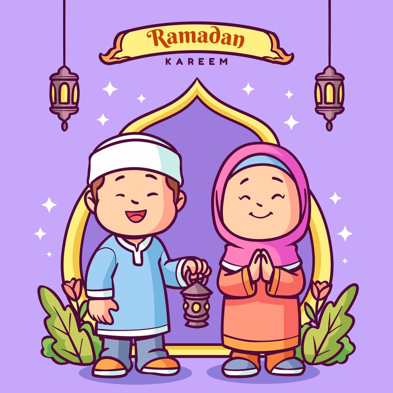 Poster Ramadhan 2025 Anak TK, SD, SMP, dan SMA Simple hingga Lucu