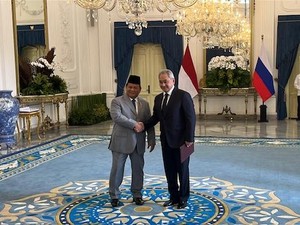 Prabowo Sambut Sekretaris Dewan Keamanan Rusia di Istana