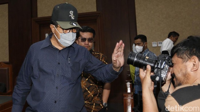 Terpidana kasus pembunuhan, Gregorius Ronald Tannur bersaksi di Pengadilan Tipikor, Jakarta, Selasa (25/2/2025).