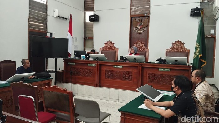 Sidang gugatan praperadilan LP3HI melawan KPK  di PN Jaksel (Fawdi/detikcom).