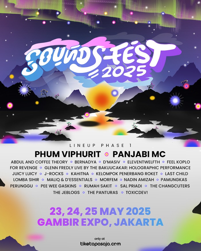 SOUNDSFEST SOUNDSFEST 2025 hadir di Jakarta untuk pertama kalinya, berlangsung 23-25 Mei di Gambir Expo.