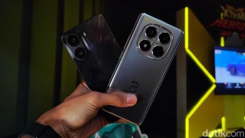 Harga Poco X7 ialah 8/256GB: Rp 3.299.000 juta dan 12/512GB: Rp 3.899.000 juta. Harga Poco X7 Pro 12/512GB: Rp 4.599.000 juta dan 12/512GB IronMan Edition: Rp 5.499.000 juta. Foto: (Panji Saputro/detikINET).