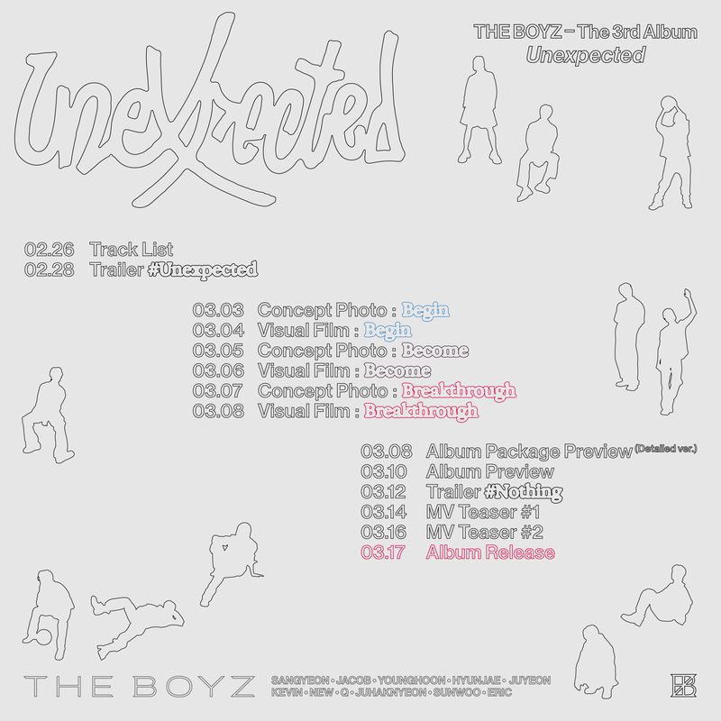Jadwal perilisan promosi comeback THE BOYZ.