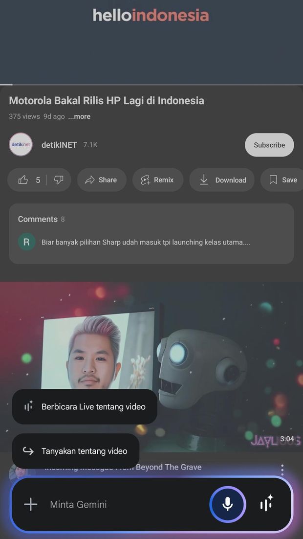 Cara pakai fitur Talk Live