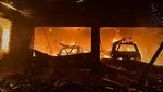 Gedung Ini Hancur dan Terbakar Diserang Drone Rusia