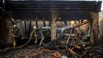 Gedung Ini Hancur dan Terbakar Diserang Drone Rusia