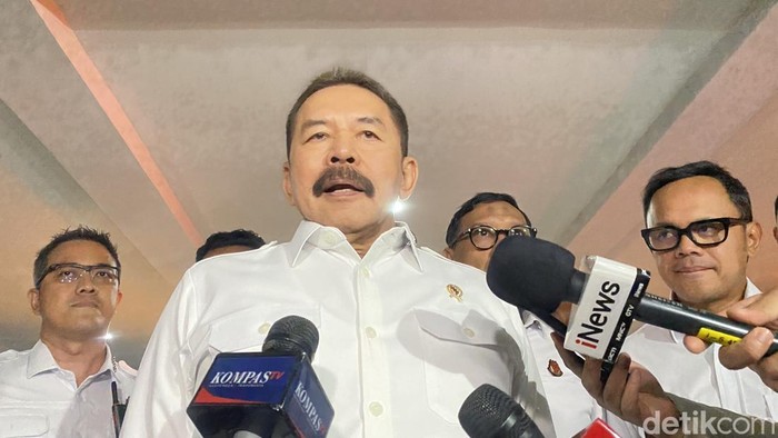 Jaksa Agung RI Sanitiar Burhanuddin di Akmil Magelang, Selasa (25/2/2025).