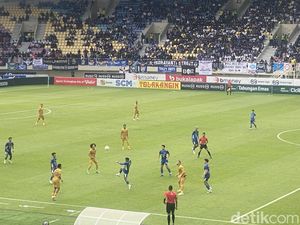 Rafinha Bawa PSIM Jogja Ungguli Bhayangkara FC 1-0 di Babak Pertama