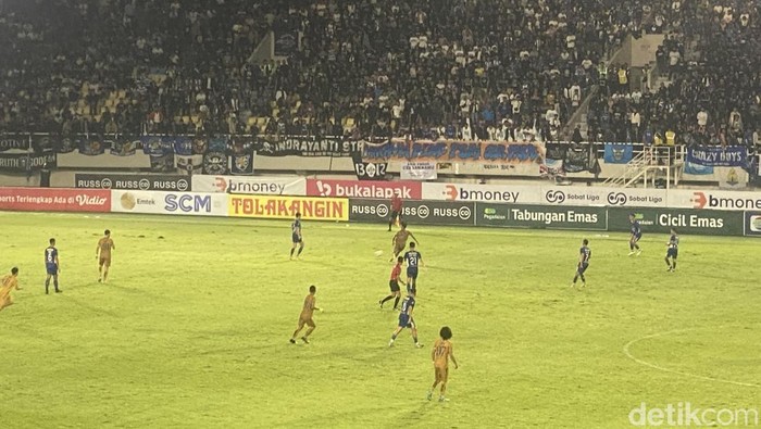 Laga PSIM Jogja vs Bhayangkara FC saat Liga 2 2024/2025, Rabu (26/2/2025).