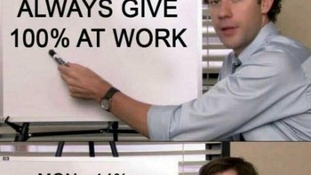 Maksudnya 100% tuh begini kan, pembagiannya? Foto: antiworkmemes via Bored Panda