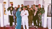 Pemain sinetron, Nuri Maulida mengungkapkan rasa haru karena berpisah dengan masyarakat Lampung Selatan. Foto: instagram Nuri Maulida