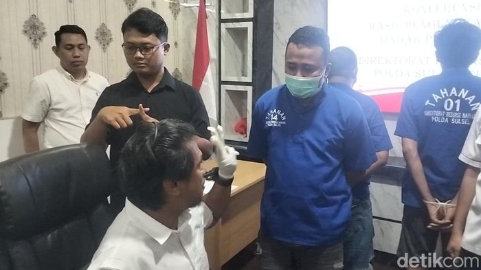 Oknum pegawai Rupbasan Makassar ditangkap usai membawa sabu.