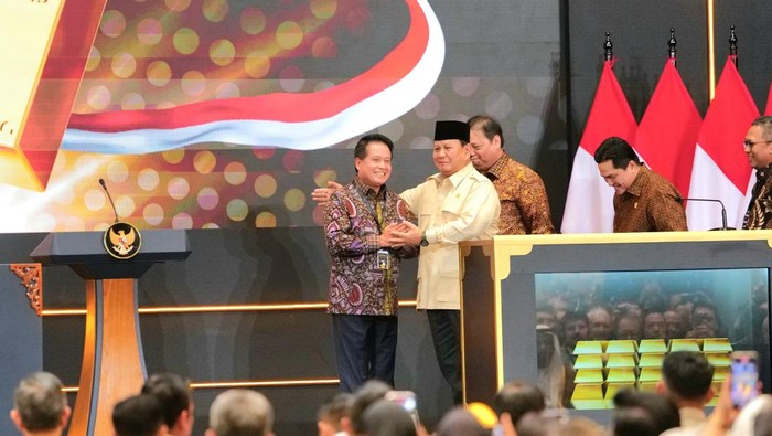 Peluncuran Bank Emas oleh Presiden Prabowo Subianto