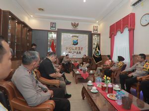 Jalin Sinergitas, Konjen Australia Kunjungi Polres Blitar