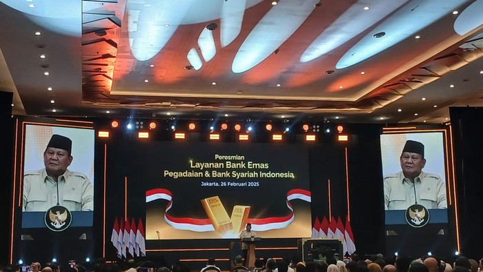 Presiden Prabowo luncurkan bank emas