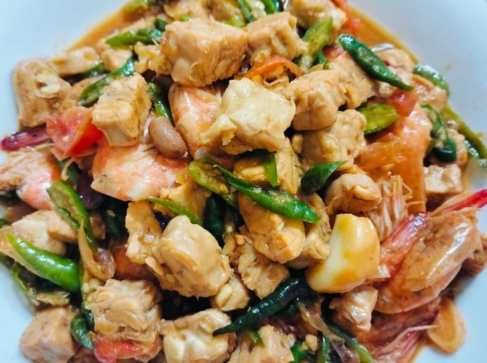 Resep Tumis Tempe Udang Cabe Hijau, Lauk Praktis Untuk Sahur