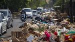 Jorok! Sampah Menumpuk di Pinggir Jalan Nagoya Batam