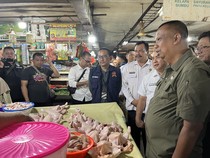 Satgas Pangan Sidak Pasar di Medan Jelang Ramadan, Harga Daging Ayam Naik