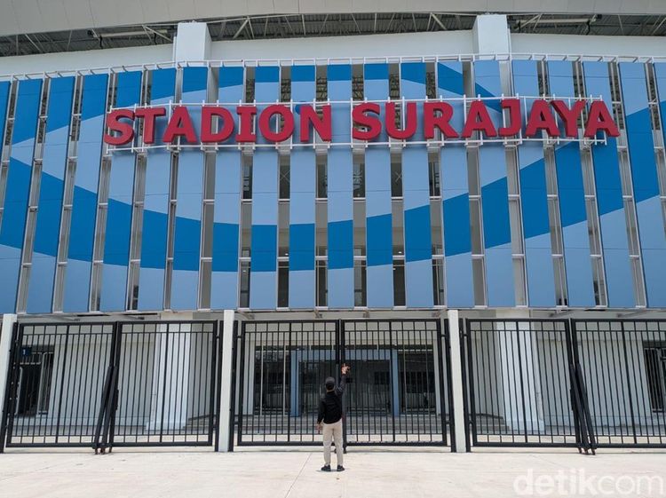 Potret Stadion Surajaya Lamongan Segera Diresmikan Presiden