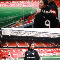 Apa ini ‘merah’ yang bener??! tulis keterangan dalam unggahan Yura. Yura sendiri memang diketahui kerap mengusili suaminya. Seperti dalam video singkat yang menunjukkan keduanya tengah tour di Old Trafford, kandang dari MU, dengan polos Yura bertanya Ini tuh tempat MU suka kalah tuh di sini gitu?. Foto: Instagram/@yurayunita