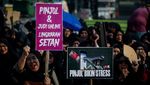Emak-emak di Tangerang Gelar Aksi Tolak Judol dan Pinjol