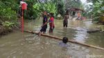 Banjir Masih Mengenangi Ratusan Rumah di Sidoarjo Dampak Luapan Kalimas