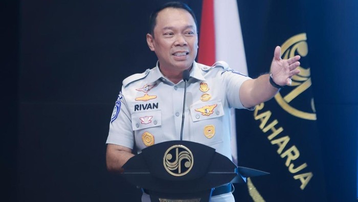 Direktur Utama Jasa Raharja, Rivan A Purwantono, dalam media gathering 17 Februari 2025. (Dok Jasa Raharja)