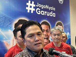 Erick Thohir Komentari Kabar Frank van Kempen Jadi Asisten Vanenburg