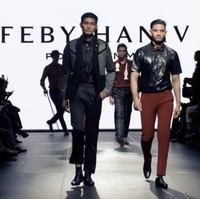 Feby kembali mempertegas eksistensinya sebagai desainer busana pria di Plaza Indonesia Mens Fashion Week (PIMFW) 2016. Tampil pada hari pertama PIMFW, karyanya masih bisa disaksikan di YouTube Plaza Indonesia.  (Foto: YouTube/Plaza Indonesia)