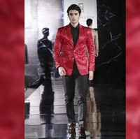 Di perhelatan tersebut, ia memperkenalkan lini busana pria F.H. Pour Homme by Feby Haniv. Sebelumnya, ia berkiprah sebagai desainer busana wanita. (Foto: Dok. Tim Muara Bagdja)