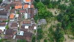 Foto Udara Banjir Luapan Sungai Terjang Desa di Sidoarjo