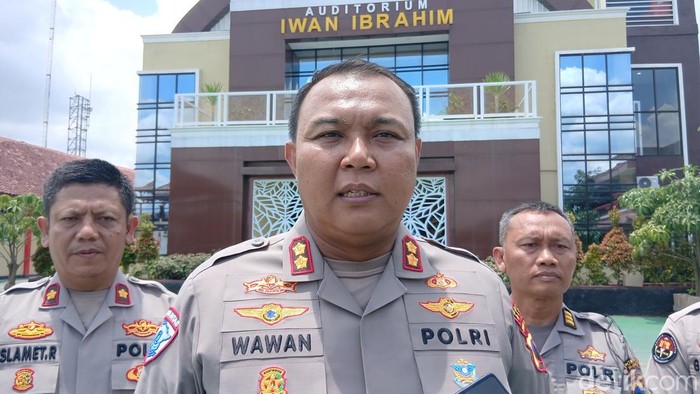 Kapolres Blora AKBP Wawan Andi Susanto saat ditemui di halaman Mapolres Blora, Kamis (27/2/2025).