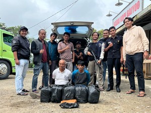 15 Kg Ganja dari Panyabungan ke Payakumbuh Gagal Beredar, 2 Orang Ditangkap