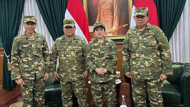 Kebersamaan Prabowo-SBY-Jokowi-Puan di Mata Elite Partai